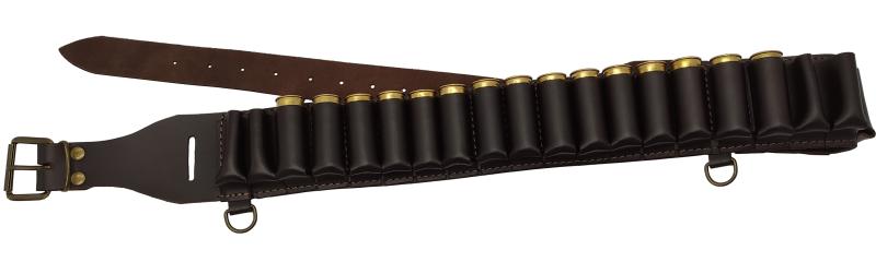 Patronengürtel aus Leder (Kal. 12/16/20)